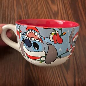 Disney stitch Christmas large mug